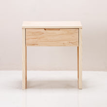 Load image into Gallery viewer, A Copenhagen Pedestal made of solid ash wood with a semi-lime wash colour