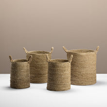 Load image into Gallery viewer, seagrass basket, laundry basket, storage basket, basket
