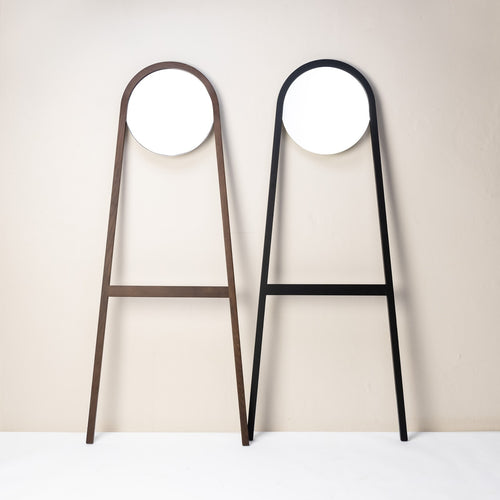 Mirror Mouille in coffee and black colour