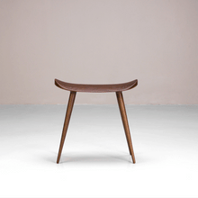 Load image into Gallery viewer, A Juno Stool available in coffee or black, made of solid ash wood
