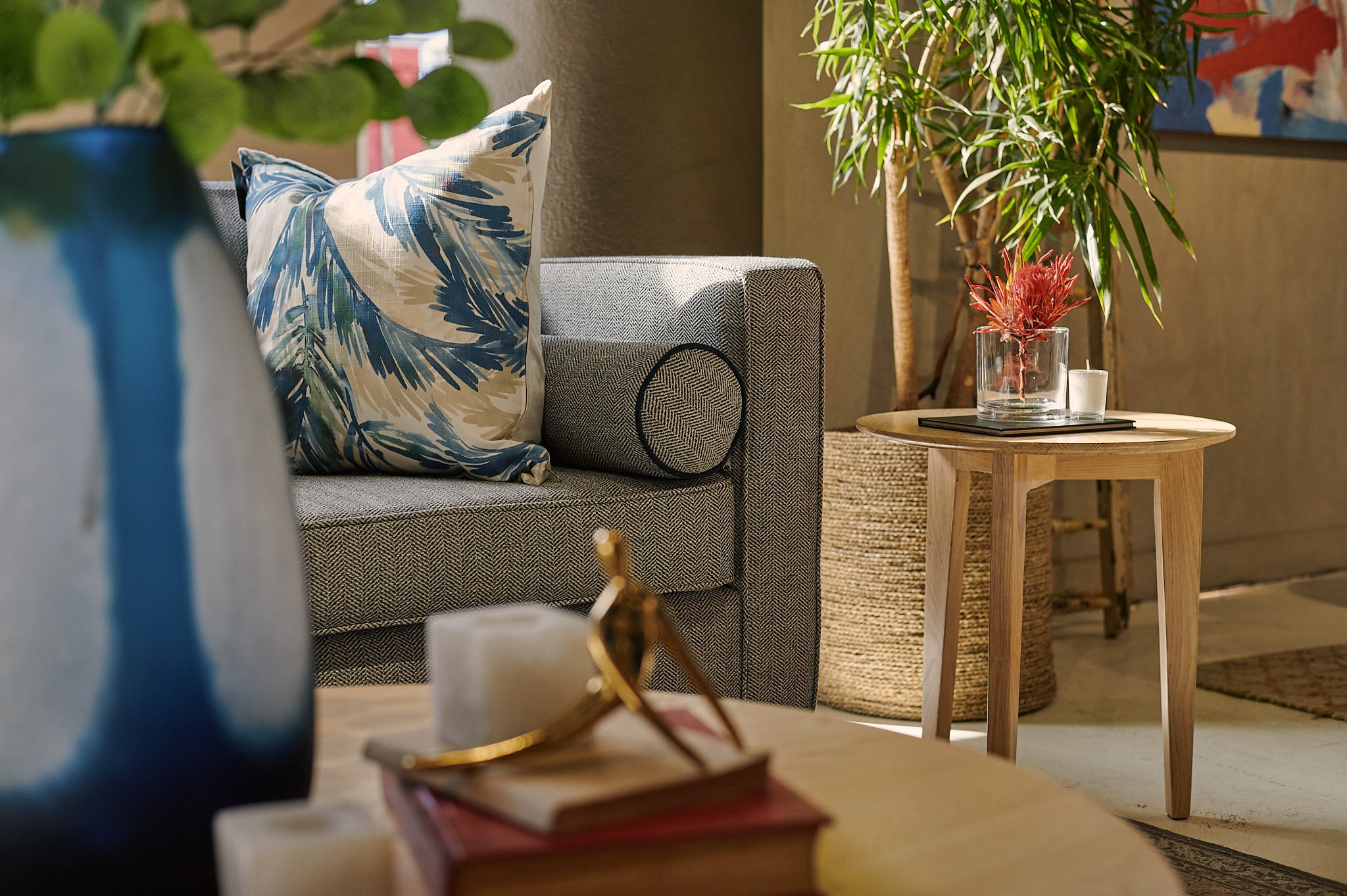 Bolster Two-Seater Sofa