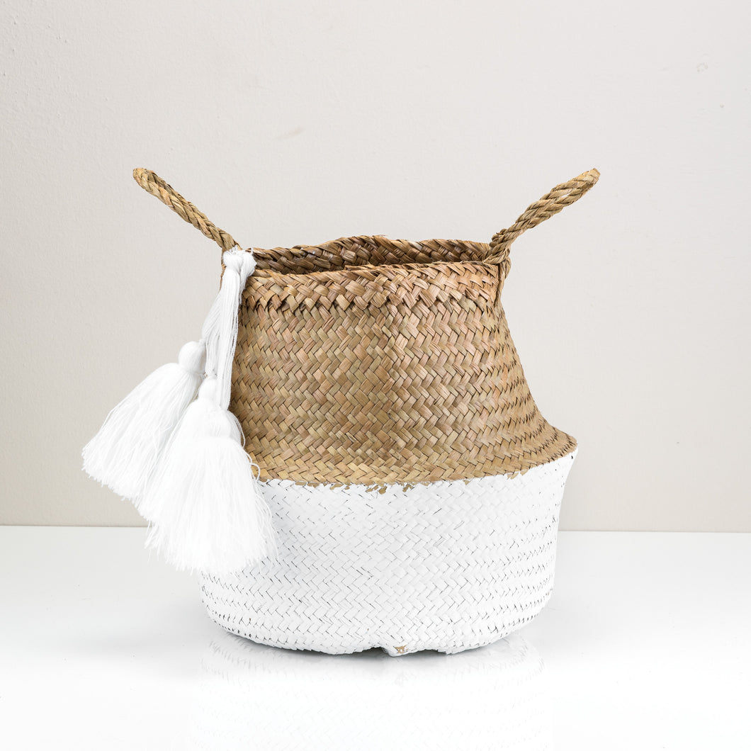 Palm Leaf Collapsible Basket