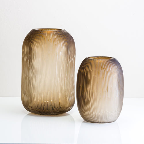 A Tree Bark Glass Vase
