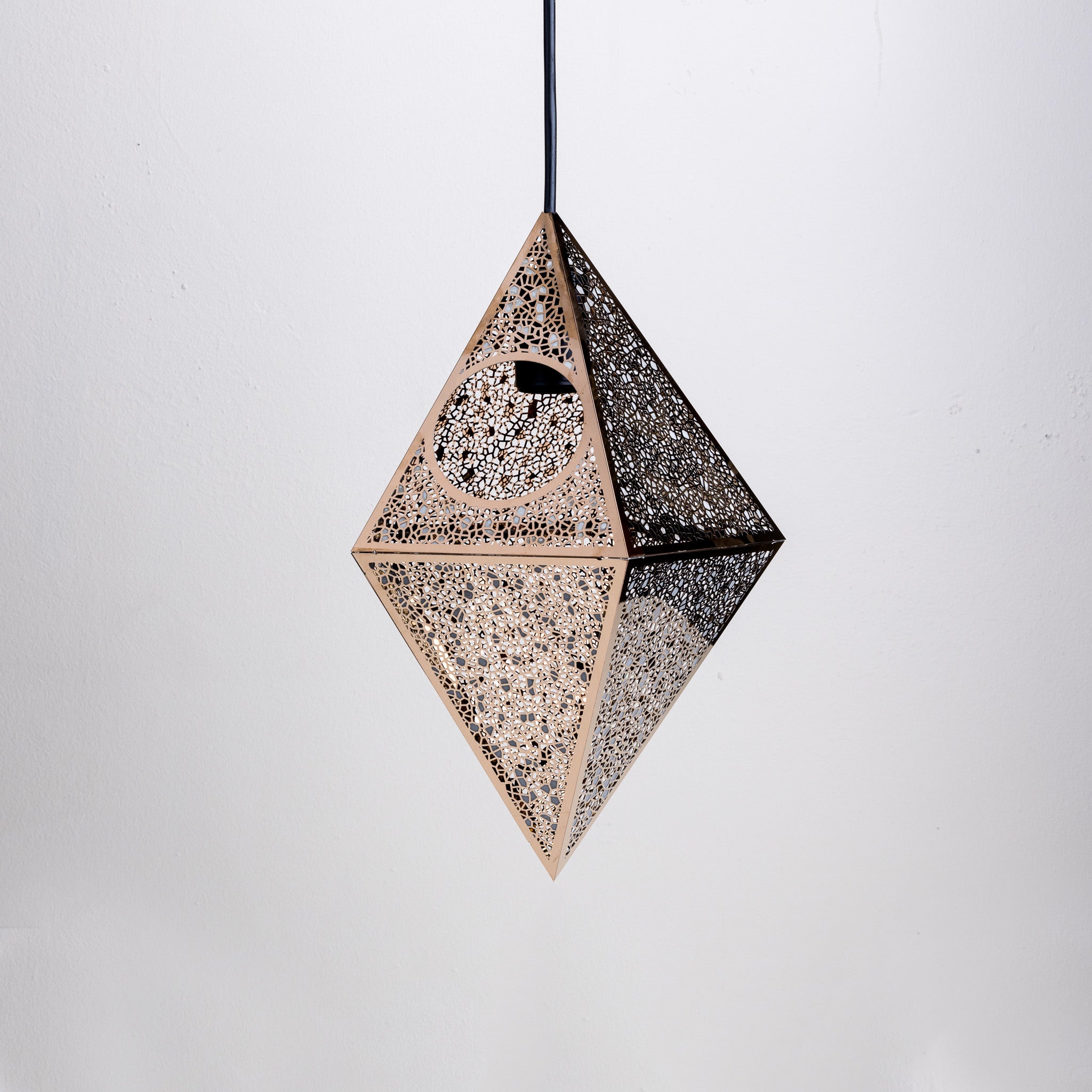 Geometric Triangle Pendant