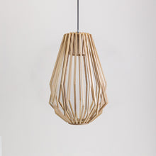 Load image into Gallery viewer, Geometric Wooden Pendant Lights
