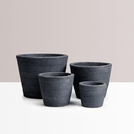 Daslin Planters available in petite, small, medium, and large sizes