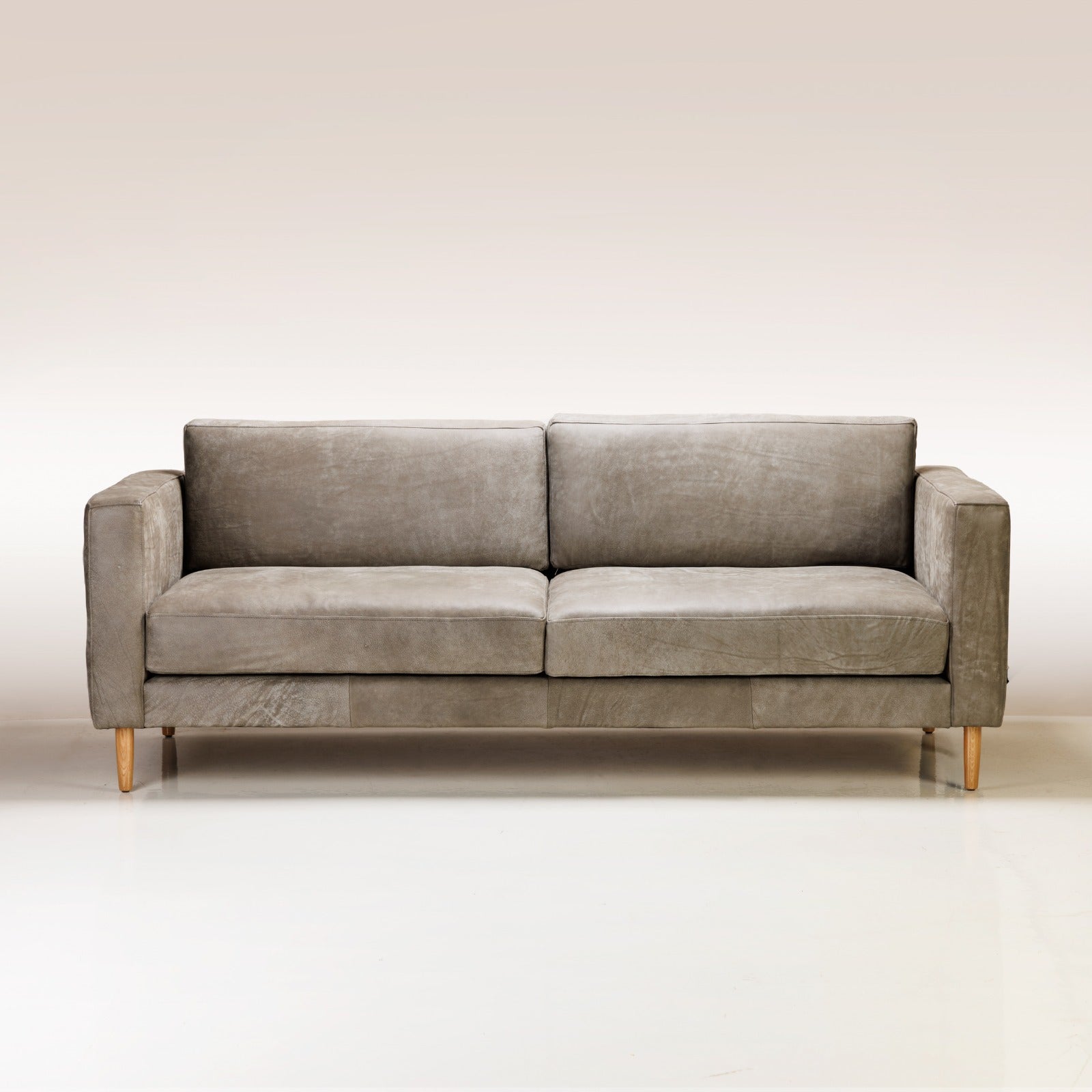 Vega Two-Seater Leather Sofa