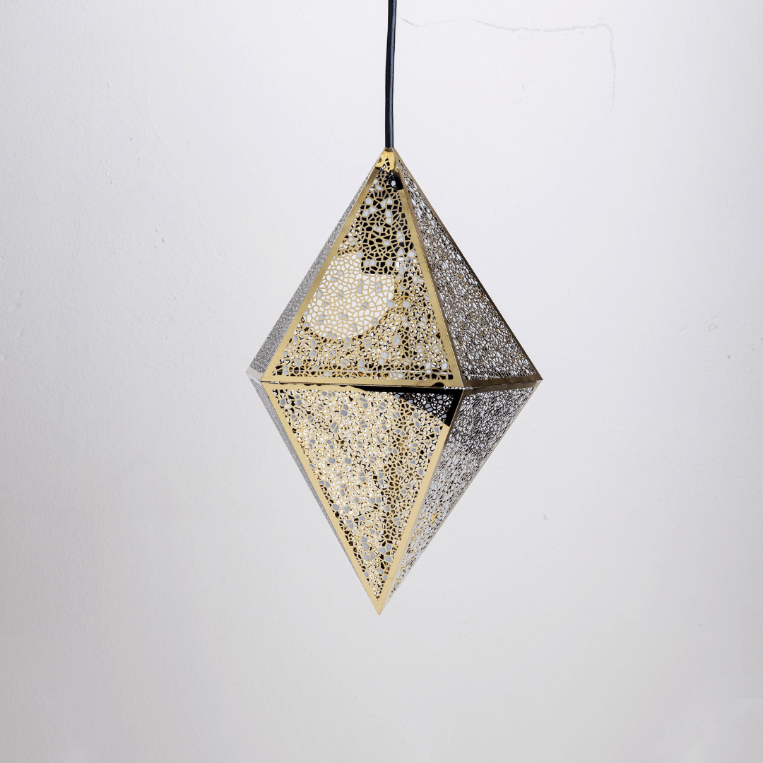 Geometric Triangle Pendant